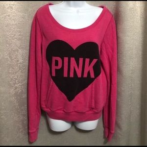 Pink pullover sweater VS